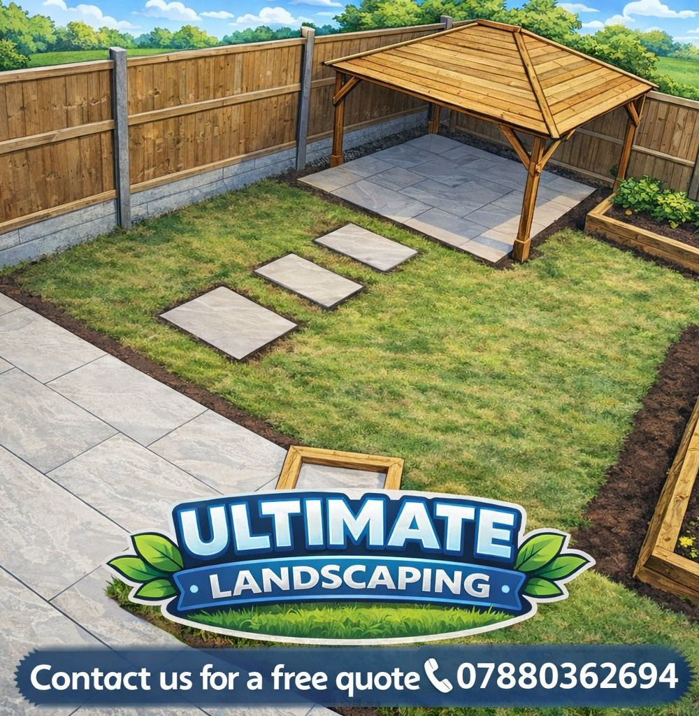 Ultimate Landscaping - Professional garden transformation with patio and raised beds in Orpington and Maidstone